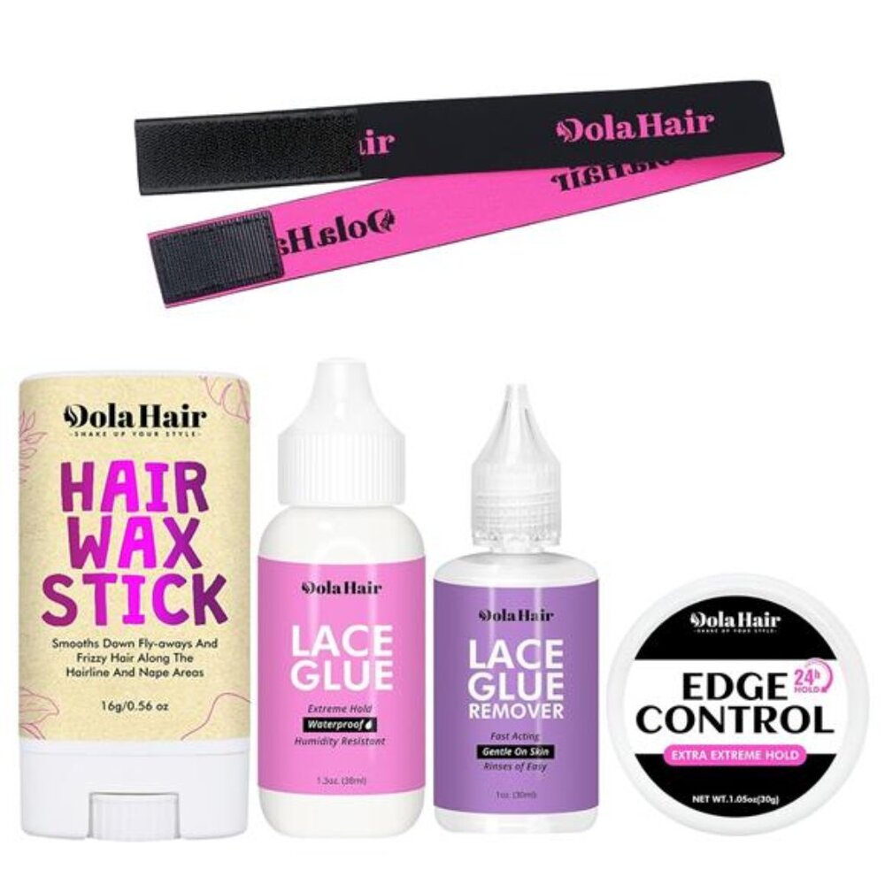 Lace Wig Glue Kit - Waterproof Lace Front Glue for Wigs & Hair